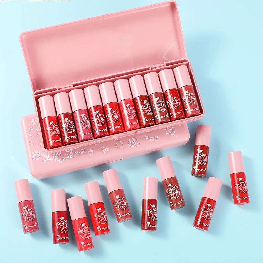 Mini 10-Colors Liquid Lip Gloss Set