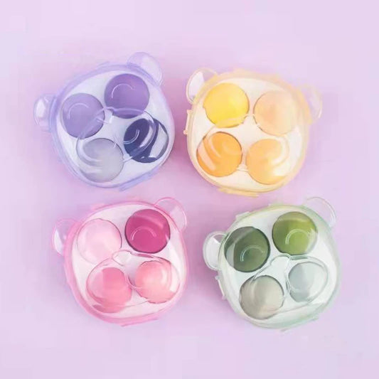 4Pcs Makeup Sponge Powder Puff Set