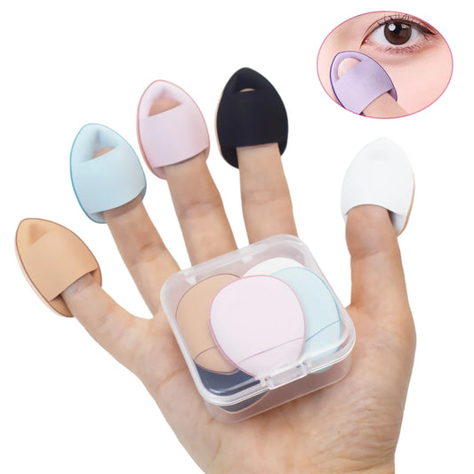 Mini Finger Puff Foundation Applicators